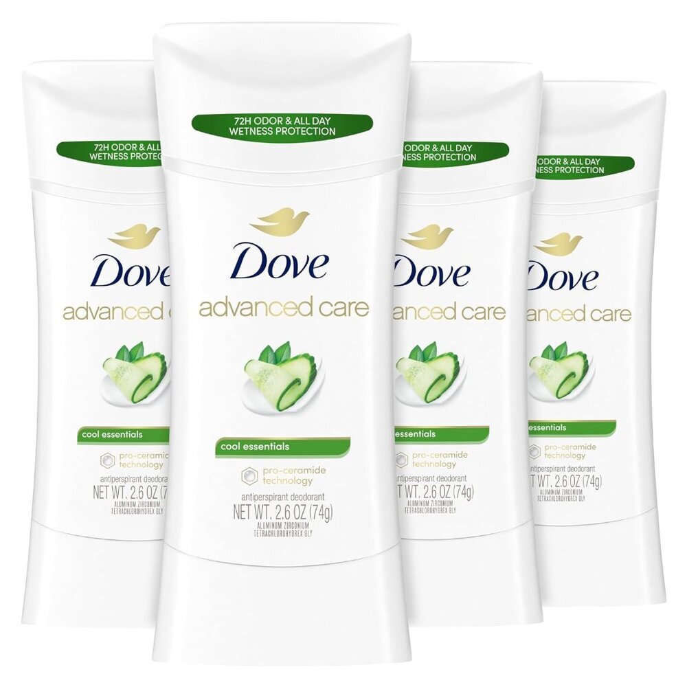 Advanced Care Antiperspirant Deodorant Stick Cool Essentials 4 ct for helping yo